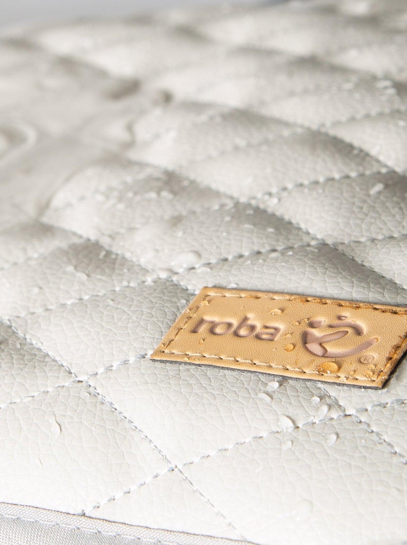 Colchón cambiador acolchado e impermeable en cuero PU 'Roba luxe' Greige - Kiabi