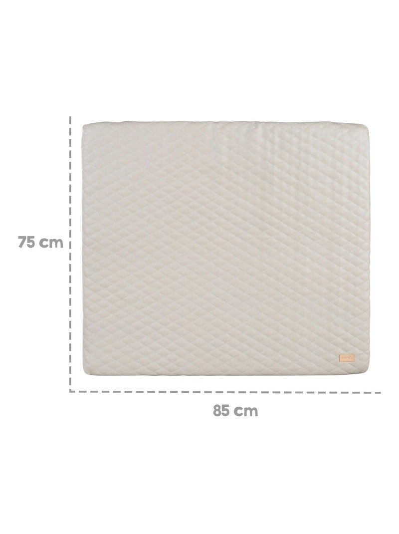Colchón cambiador acolchado e impermeable en cuero PU 'Roba luxe' Greige - Kiabi