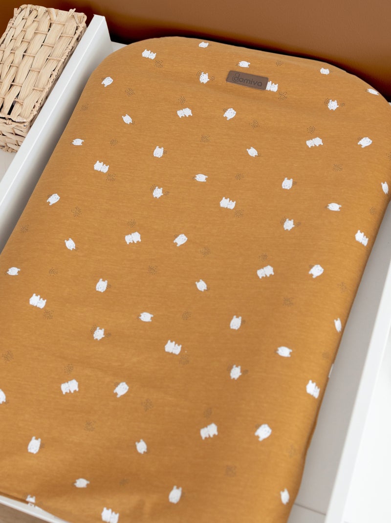 Colchón cambiador con funda de diseño infantil Bronce - Kiabi