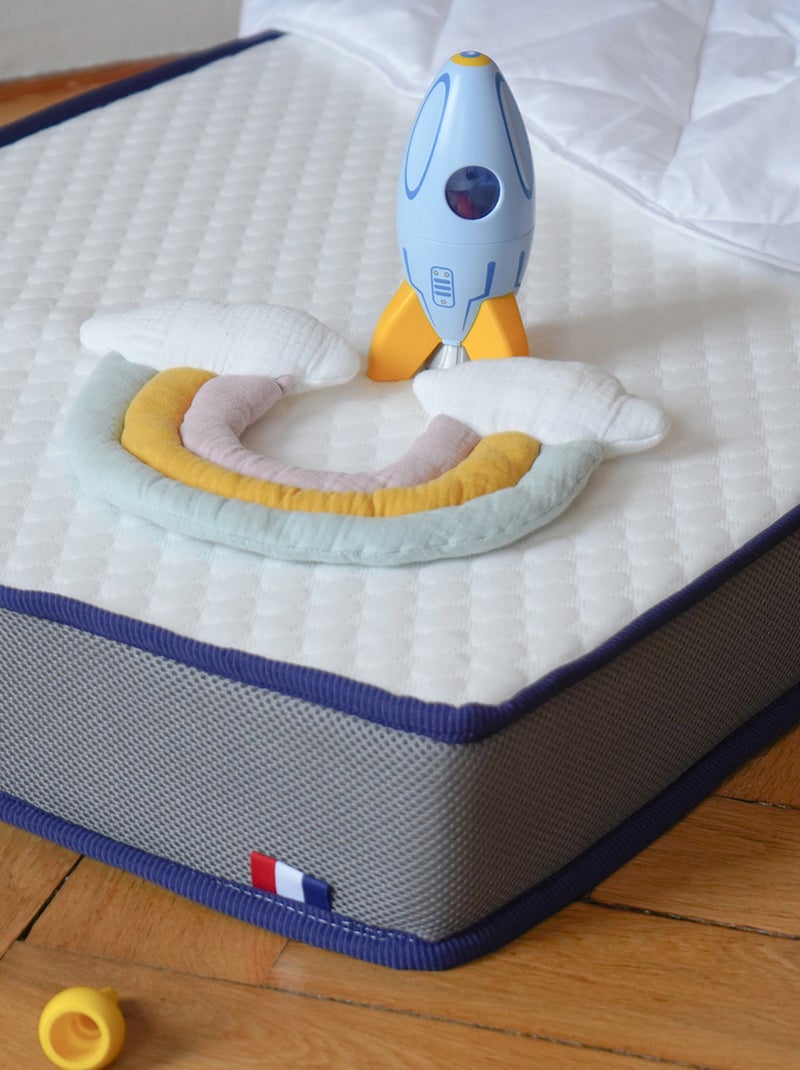 Colchón de bebé desenfundable fabricado en Francia Blanco - Kiabi