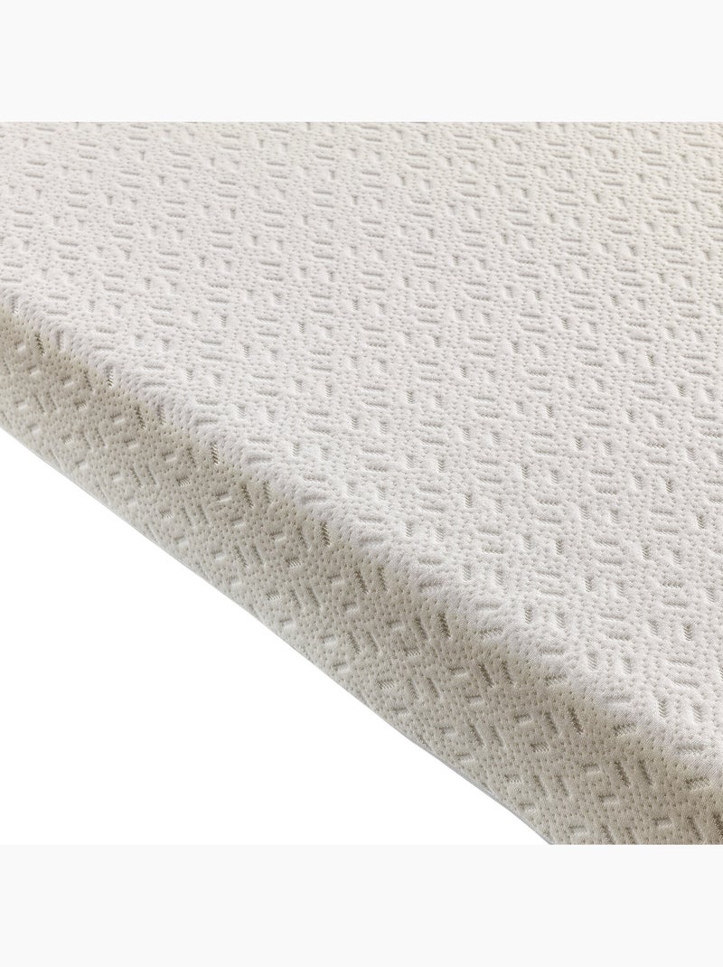 Colchón de cuna Viscoelástico Baby 10 cm Antialérgico Blanco - Kiabi