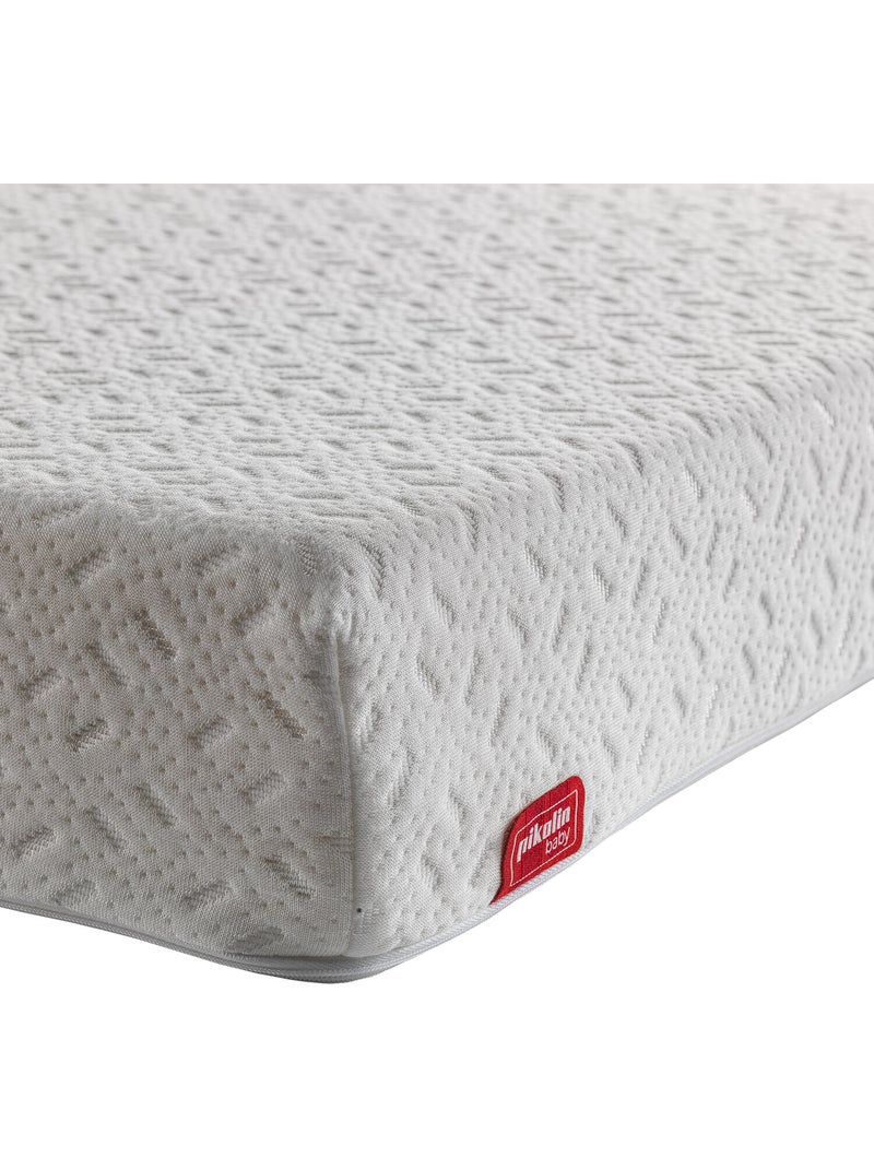 Colchón de cuna Viscoelástico Baby 10 cm Antialérgico Blanco - Kiabi