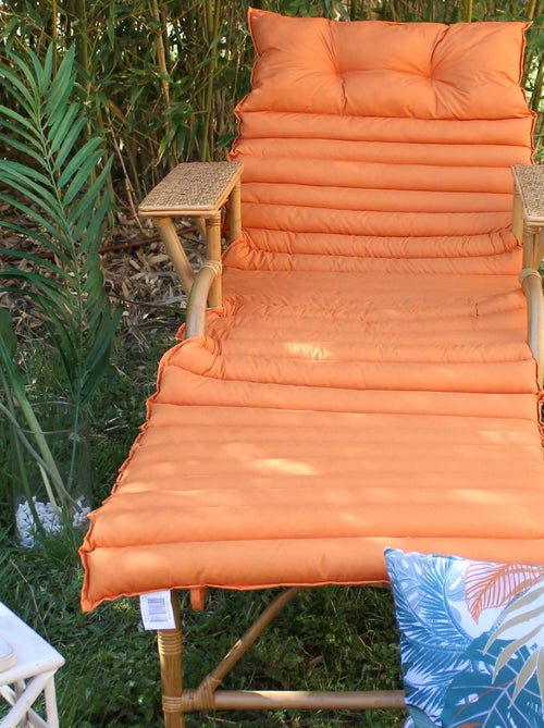 Colchón de piscina en color naranja - Kiabi