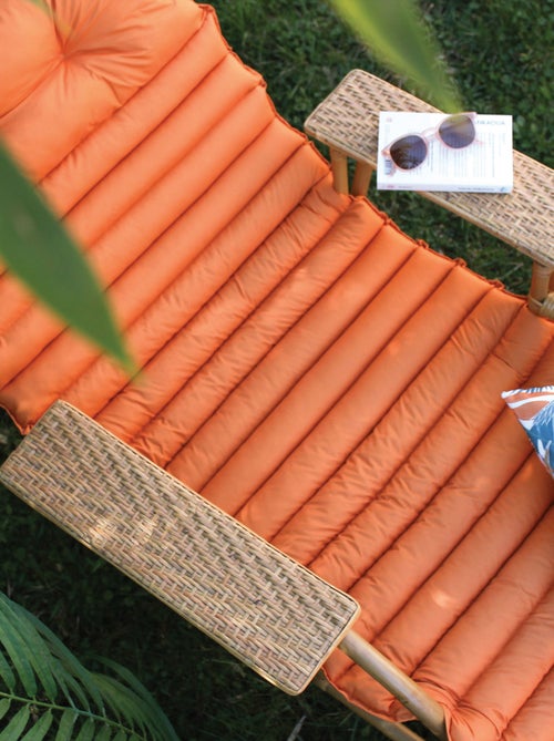 Colchón de piscina en color naranja - Kiabi