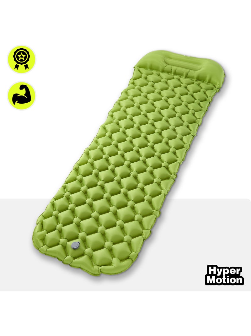 Colchón hinchable campmat - ultraligero con almohada integrada para camping, trekking y senderismo Verde - Kiabi