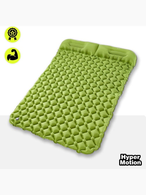 Colchón hinchable doble campmat 2 - ultraligero con almohadas integradas para camping y trekking - Kiabi
