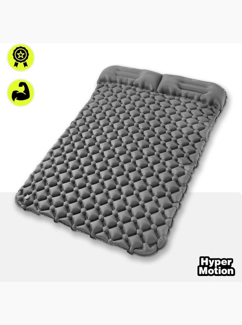 Colchón hinchable doble campmat 2 hypermotion con almohadas integradas para camping y trekking - Kiabi