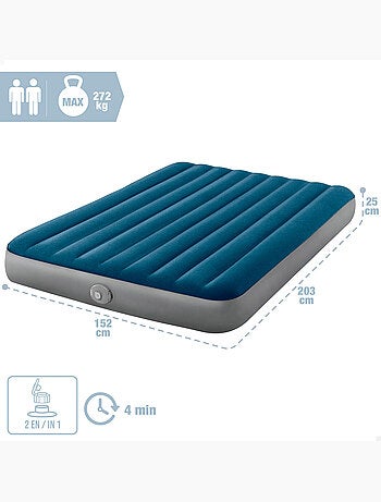 Colchón hinchable doble intex standard prestige single-high queen 152x203x25 cm