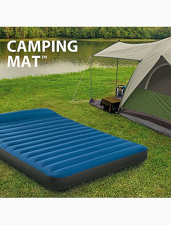 Colchón hinchable doble tpu camping matress c/hinchador incluido intex
