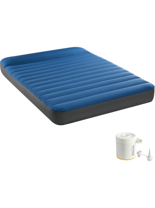Colchón hinchable doble tpu camping matress c/hinchador incluido intex - Kiabi