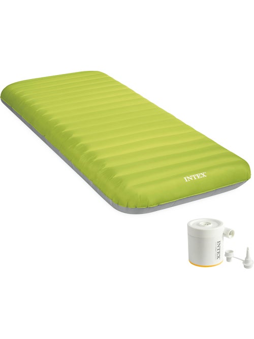 Colchón hinchable individual tpu camping mat c/hinchador incluido intex - Kiabi