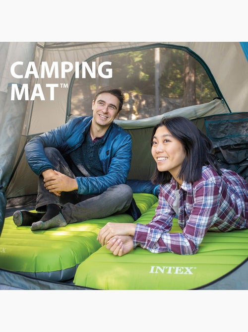 Colchón hinchable individual tpu camping mat c/hinchador incluido intex - Kiabi