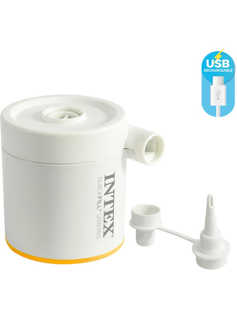 Colchón hinchable individual tpu camping mat c/hinchador incluido intex Verde kiwi - Kiabi