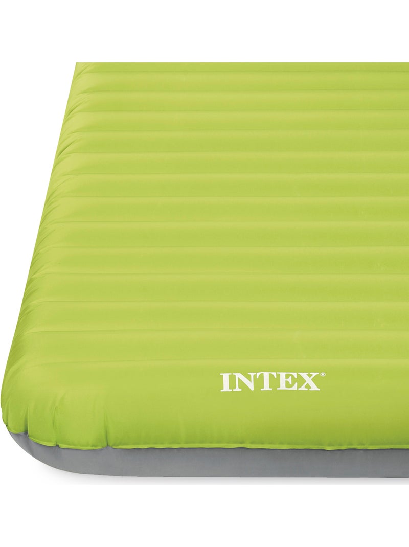 Colchón hinchable individual tpu camping mat c/hinchador incluido intex Verde kiwi - Kiabi