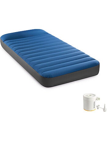 Colchón hinchable individual tpu camping matress c/hinchador incluido intex