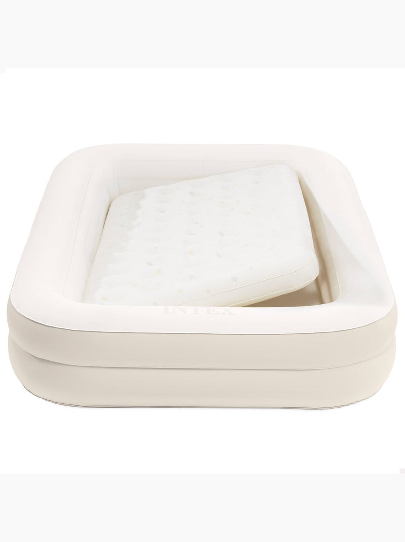 Colchón hinchable infantil estrellas con hinchador 107x168x25 cm Beige - Kiabi