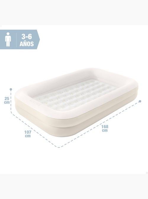 Colchón hinchable infantil estrellas con hinchador 107x168x25 cm - Kiabi