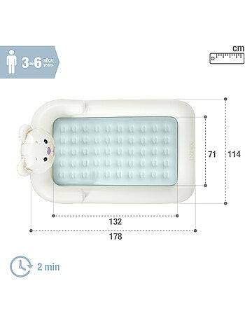 Colchón hinchable infantil osito 114x178 cm intex
