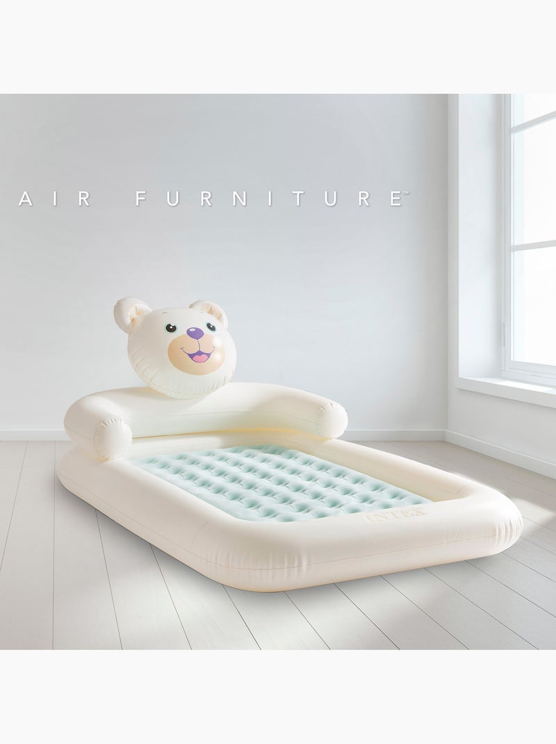 Colchón hinchable infantil osito 114x178 cm intex Beige - Kiabi