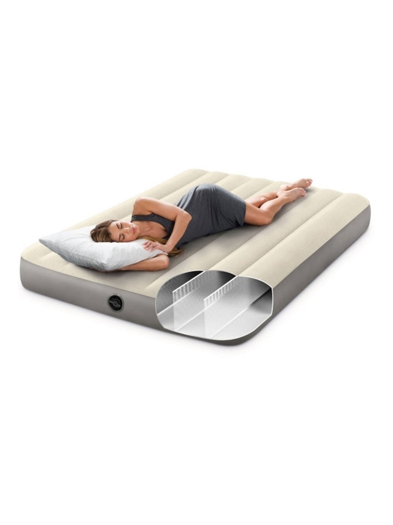 Colchón hinchable intex - 137x191x25 cm Beige - Kiabi