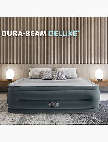 Colchón hinchable intex doble talla l dura-beam deluxe comfort-plush high-rise