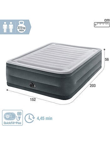 Colchón hinchable intex doble talla l dura-beam deluxe comfort-plush high-rise