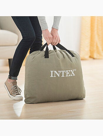 Colchón hinchable intex doble talla l dura-beam deluxe comfort-plush high-rise