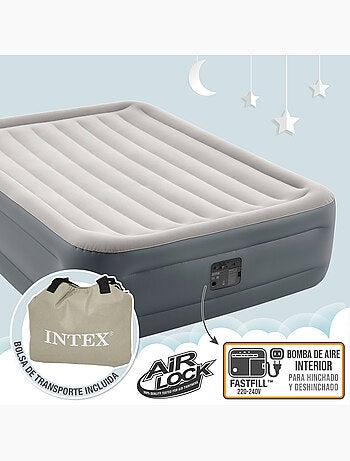 Colchón hinchable intex doble talla l dura-beam essential rest