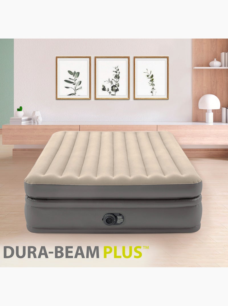 Colchón hinchable intex doble talla l dura-beam prime comfort elevated Gris - Kiabi