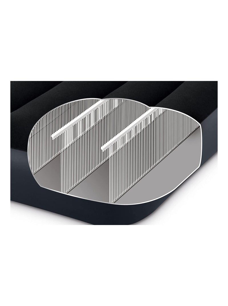 Colchón hinchable intex doble talla m dura-beam estándar pillow rest classic Negro - Kiabi