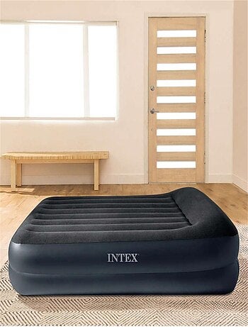 Colchón hinchable intex doble talla m dura-beam plus pillow rest raised