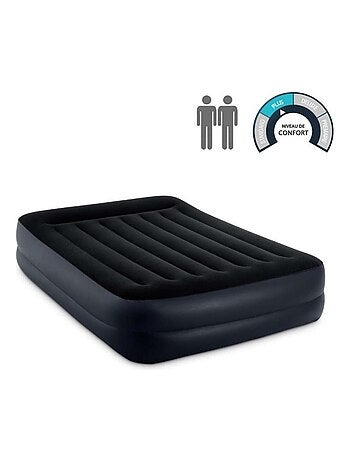 Colchón hinchable intex doble talla m dura-beam plus pillow rest raised