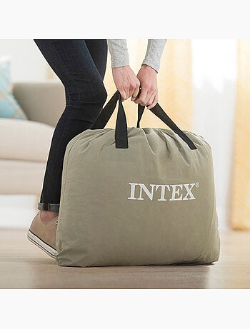 Colchón hinchable intex dura-beam deluxe comfort-plush 137x191x33 cm