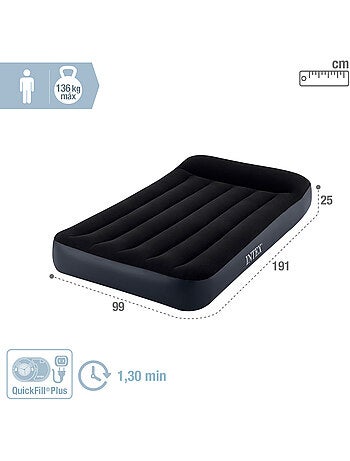 Colchón hinchable intex individual talla s dura-beam estándar pillow rest classic