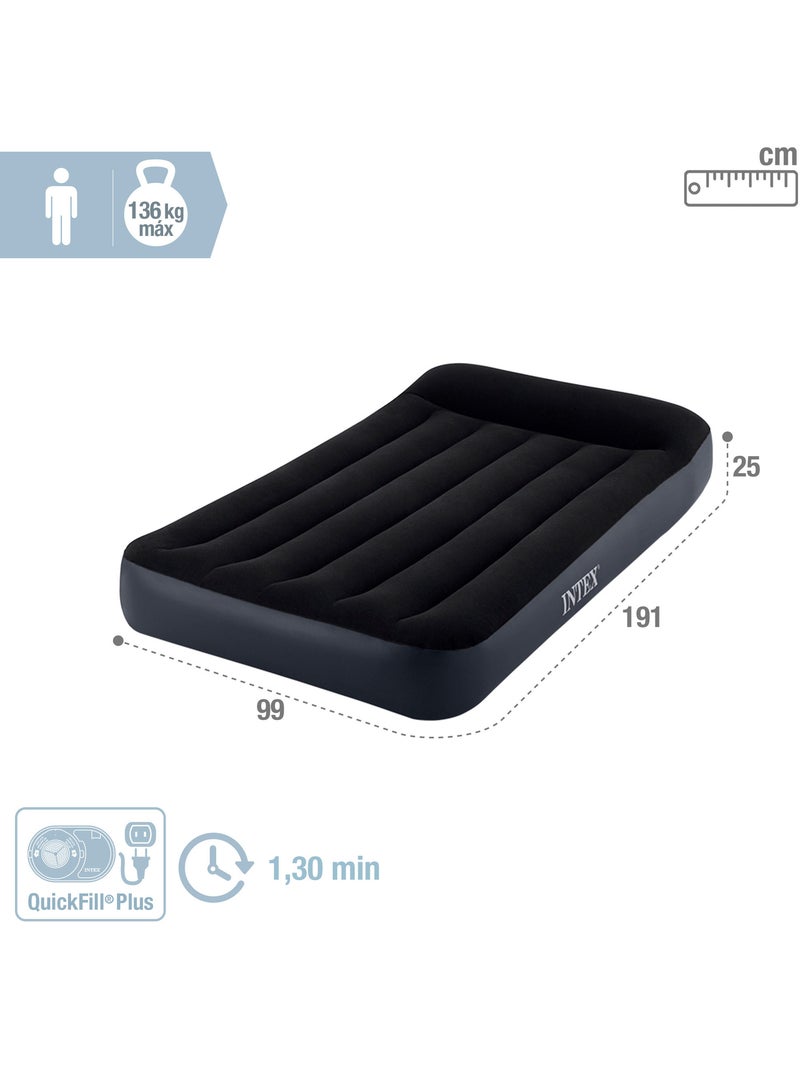 Colchón hinchable intex individual talla s dura-beam estándar pillow rest classic Negro - Kiabi