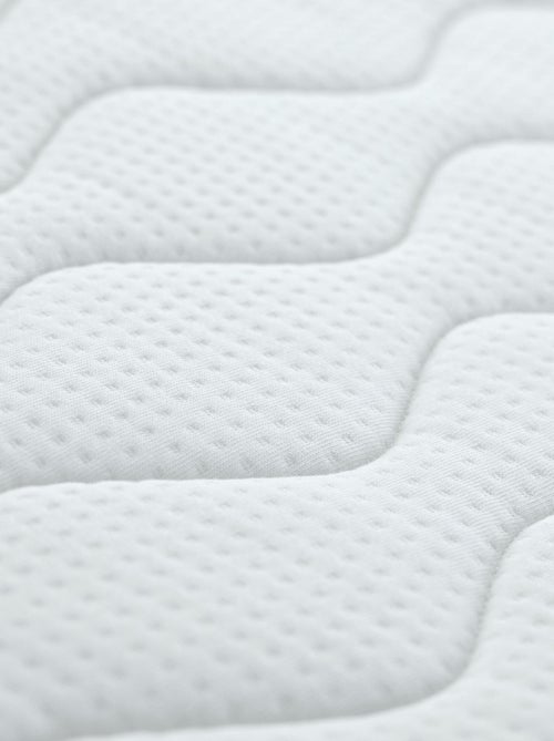 Colchón para bebé, lado verano/lado invierno, con relleno de lana y funda firme y desenfundable - Kiabi
