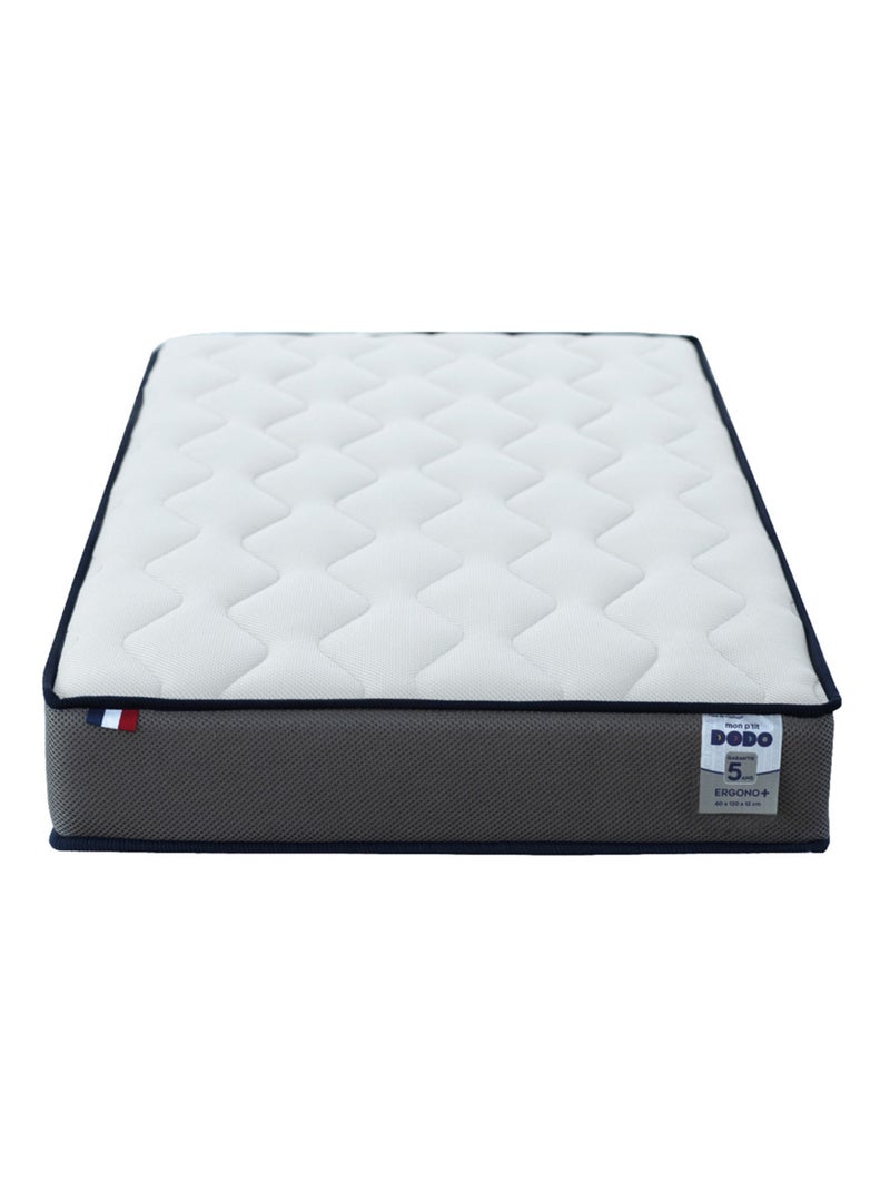 Colchón para bebés ergonómico y ultra transpirable Blanco - Kiabi