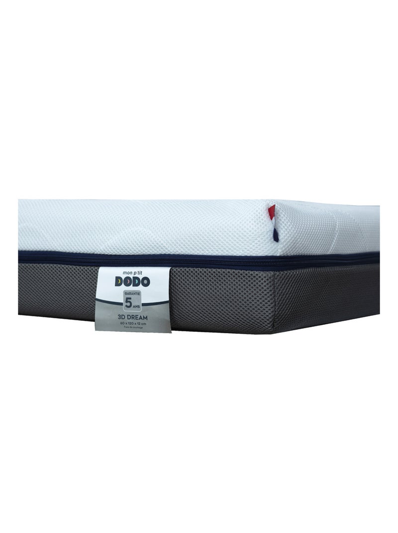 Colchón para bebés ultratranspirable e impermeable Blanco - Kiabi