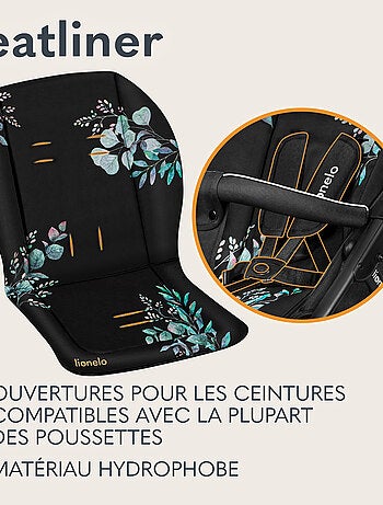 Colchón para cochecito - LIONELO - Universal - Lavable - Repelente al agua - Doble cara