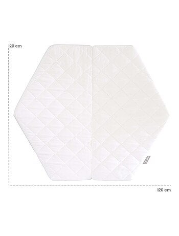 Colchón para parque infantil hexagonal - Funda acolchada y extraíble 'Roba'