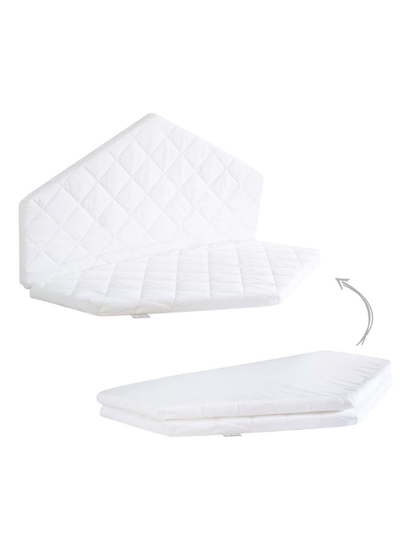 Colchón para parque infantil hexagonal - Funda acolchada y extraíble 'Roba' Blanco - Kiabi