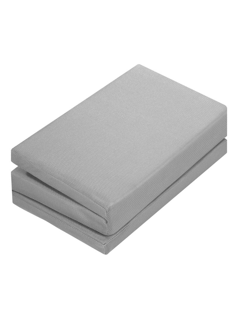 Colchón plegable para bebé + bolsa de transporte - Transpirable y desenfundable 'Roba safe asleep' Gris - Kiabi