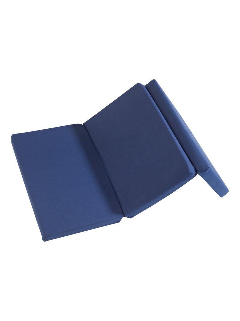 Colchón plegable para bebé y desenfundable + bolsa de transporte 'Roba' Azul oscuro - Kiabi