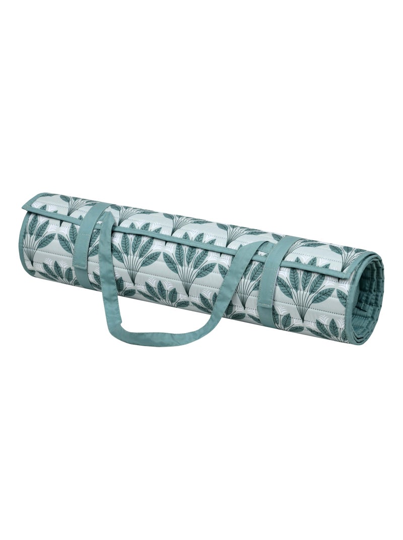 Colchoneta de playa con diseño geométrico Verde - Kiabi