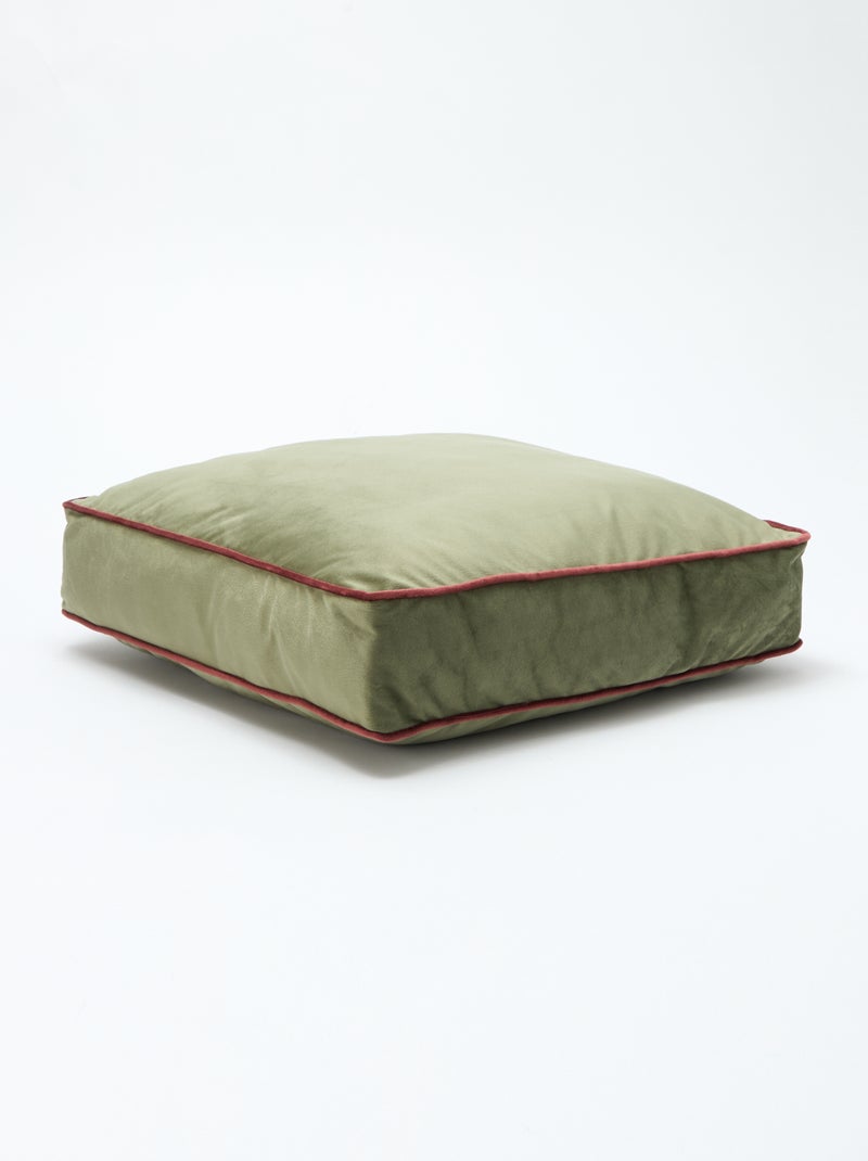 Colchoneta de suelo de terciopelo Verde - Kiabi