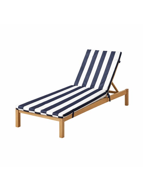 Colchoneta de tumbona de rayas impermeable y desenfundable ARCACHON - Kiabi