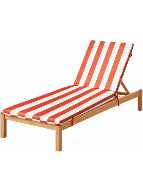 Colchoneta de tumbona de rayas impermeable y desenfundable ARCACHON - Kiabi