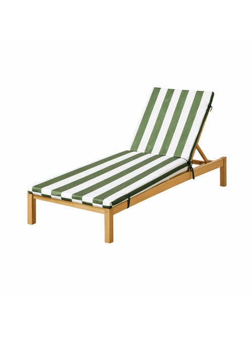 Colchoneta de tumbona de rayas impermeable y desenfundable ARCACHON - Kiabi