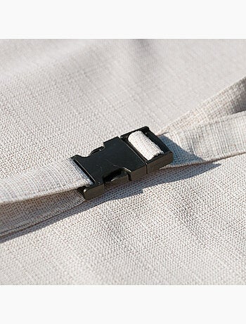 Colchoneta de tumbona, tapizada en tejido de olefina para exteriores