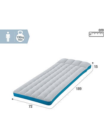 Colchoneta hinchable intex camping 72x189x15 cm